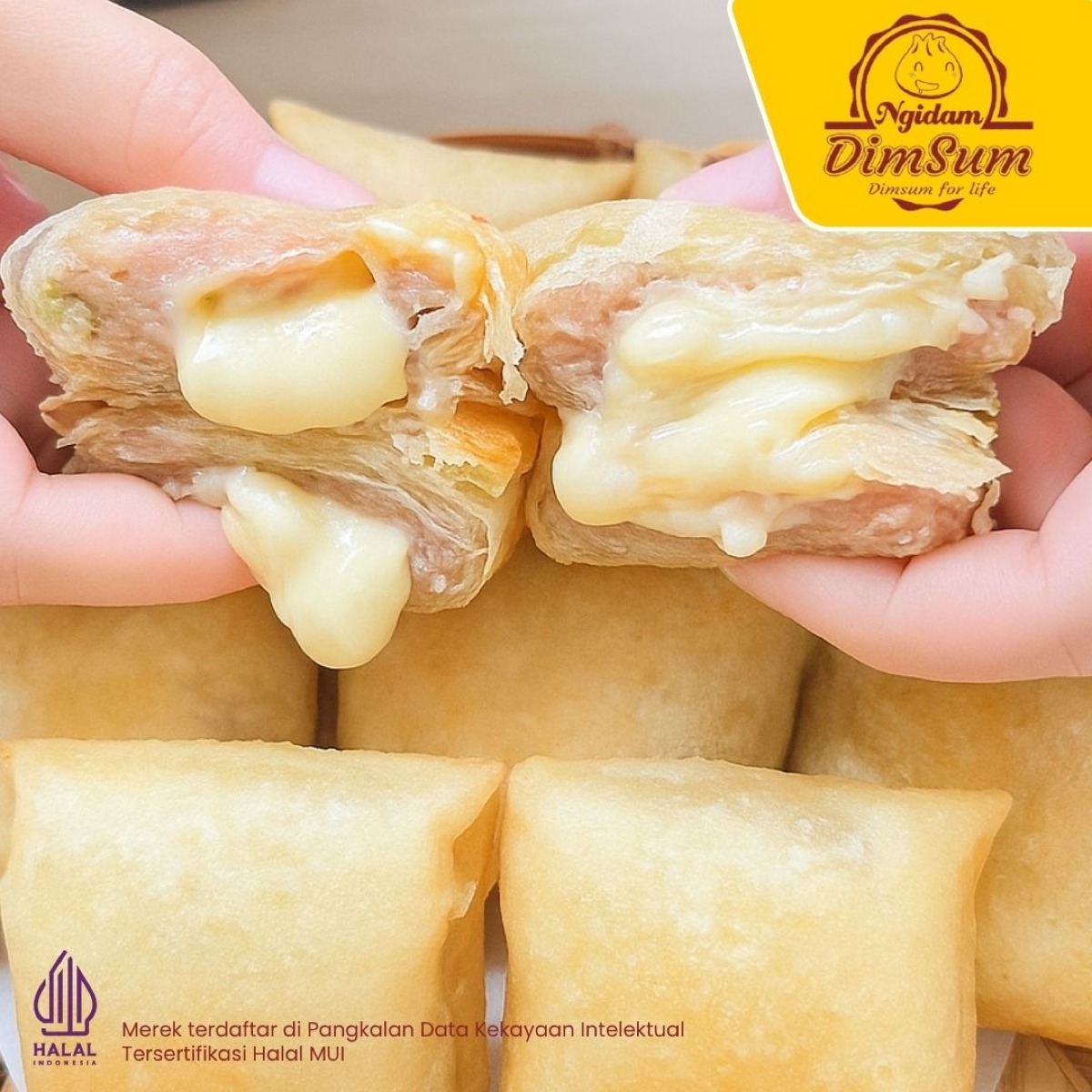 Dimsum Goreng Keju Lumer